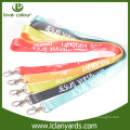 Polyester custom mysterious clear logo surf lanyards